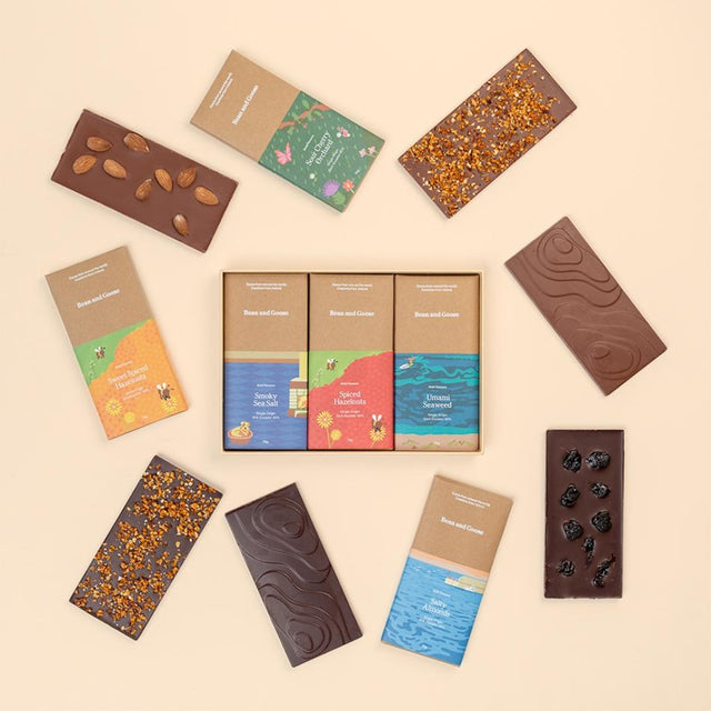 Double Box of 12 * 70g milk & dark single origin chocolate bars