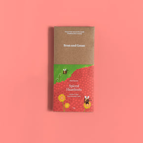 Bold and Spiced Hazelnuts Dark Chocolate Bar