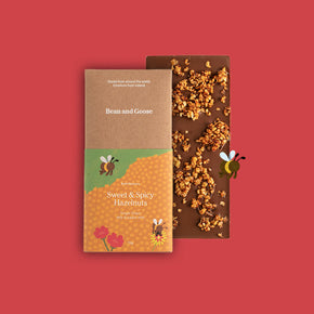 Sweet and Spiced Hazelnuts Milk Chocolate Bar