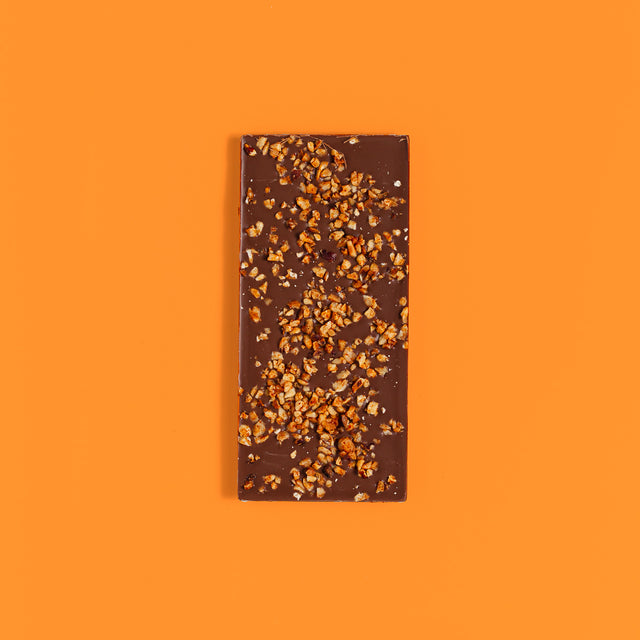 Sweet and Spiced Hazelnuts Milk Chocolate Bar