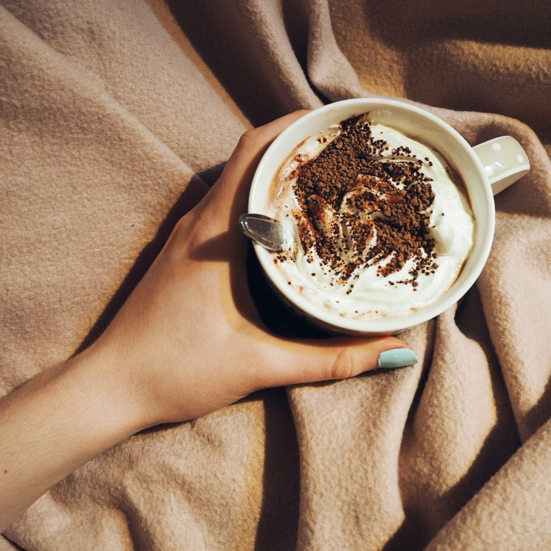 Valentine's Breakfast - Tahini Hot Chocolate