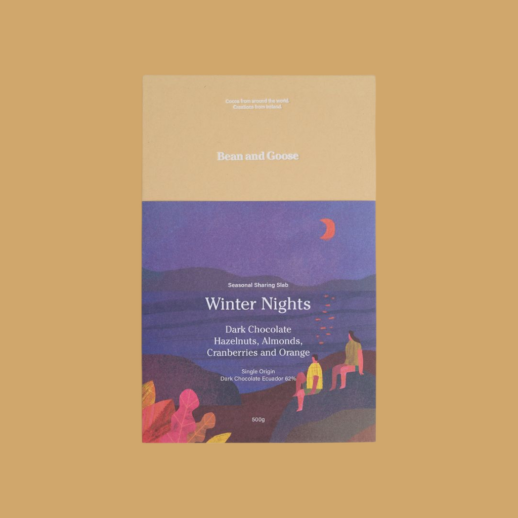 Sharing Slab of Dark Chocolate - Winter Nights