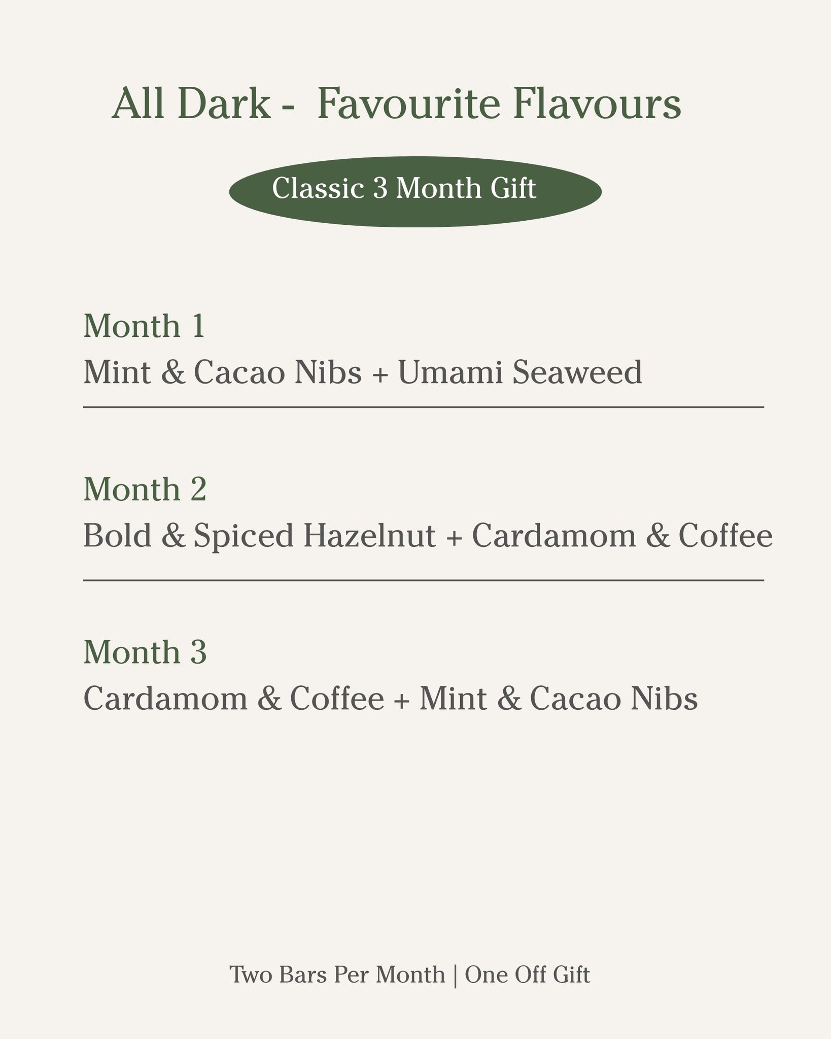 Classic 3-Month Gift — Favourite Flavours