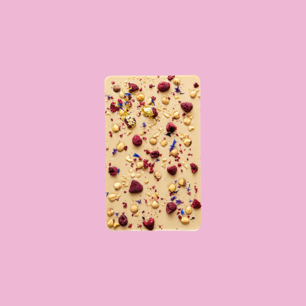 Sharing Slab of White Chocolate - Breaking Light