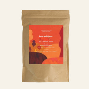 Bean and Goose Fireside Hot Chocolate – Seasonal Escape Ritual Grated 62% dark chocolate made in Ireland from Original Beans cacao