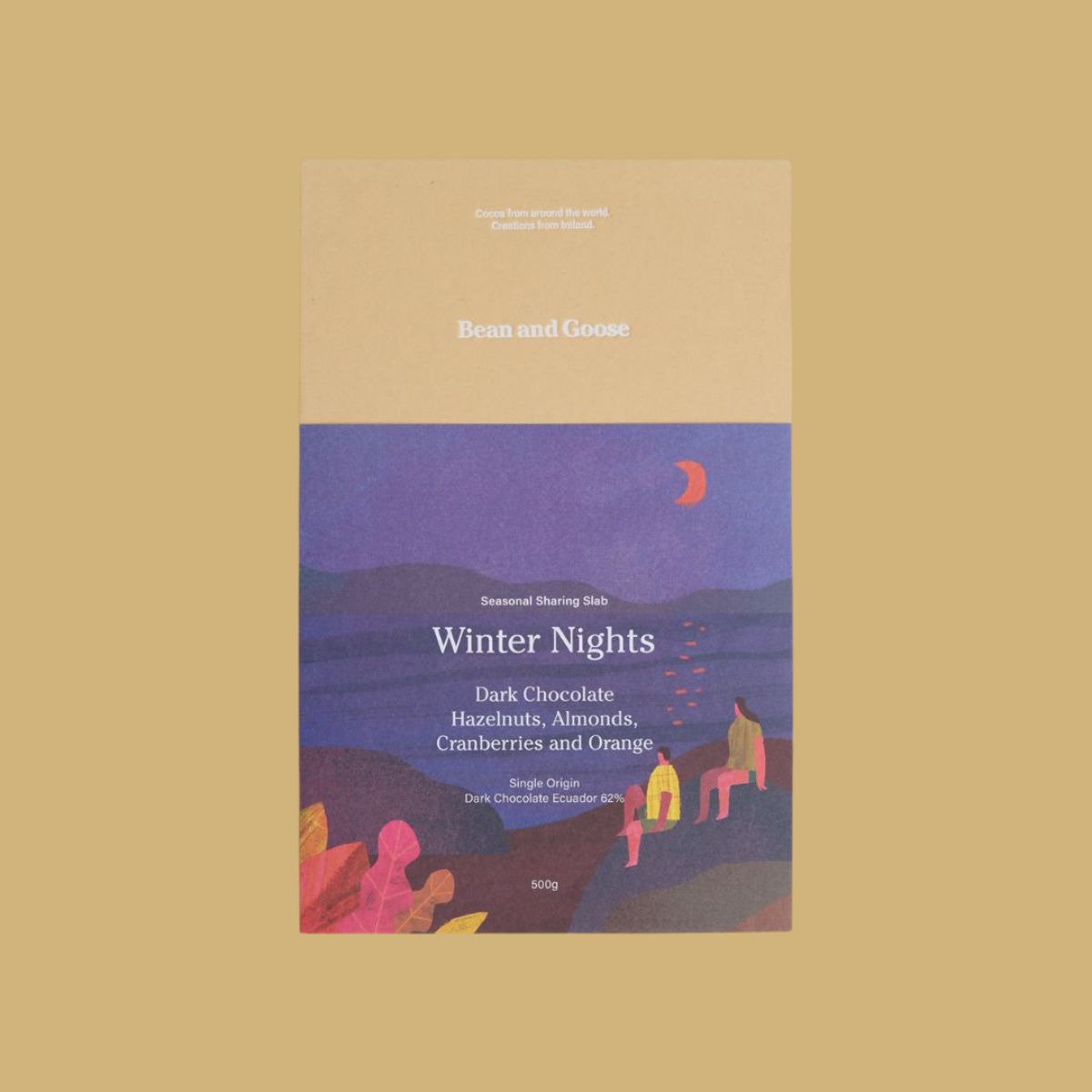 Bean and Goose Chocolate Winter Nights Sharing Slab