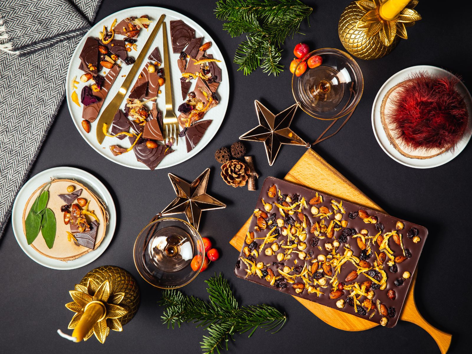 Bean and Goose Christmas chocolate gifts, handcrafted in Wexford