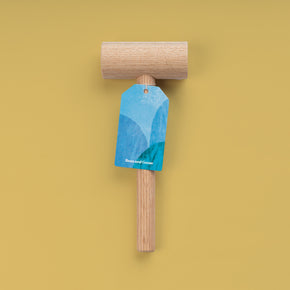 Bean and Goose Oak Hammer for Cracking Sharing Slabs