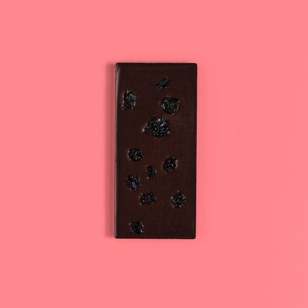 Sour Cherry Orchard Dark Chocolate Bar